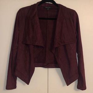 Suede Cardigan
